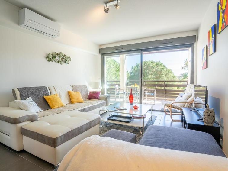 Vert Paradis - Vue Apaisante Sur Golf, Pins Parasols, 2E Etage - 80 M2 Dont Terrasse Avec Pergola, 2 Chambres, 3Et Iles, 3 Clim, Wifi - Piscine, Parking Et Park A Velos, Ascenseur - En Option Linge, Menage - Pistes Cyclables, Mer A Proximite サン・シプリアン エクステリア 写真