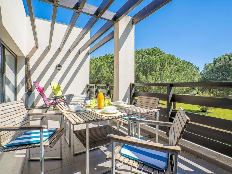 Vert Paradis - Vue Apaisante Sur Golf, Pins Parasols, 2E Etage - 80 M2 Dont Terrasse Avec Pergola, 2 Chambres, 3Et Iles, 3 Clim, Wifi - Piscine, Parking Et Park A Velos, Ascenseur - En Option Linge, Menage - Pistes Cyclables, Mer A Proximite サン・シプリアン エクステリア 写真